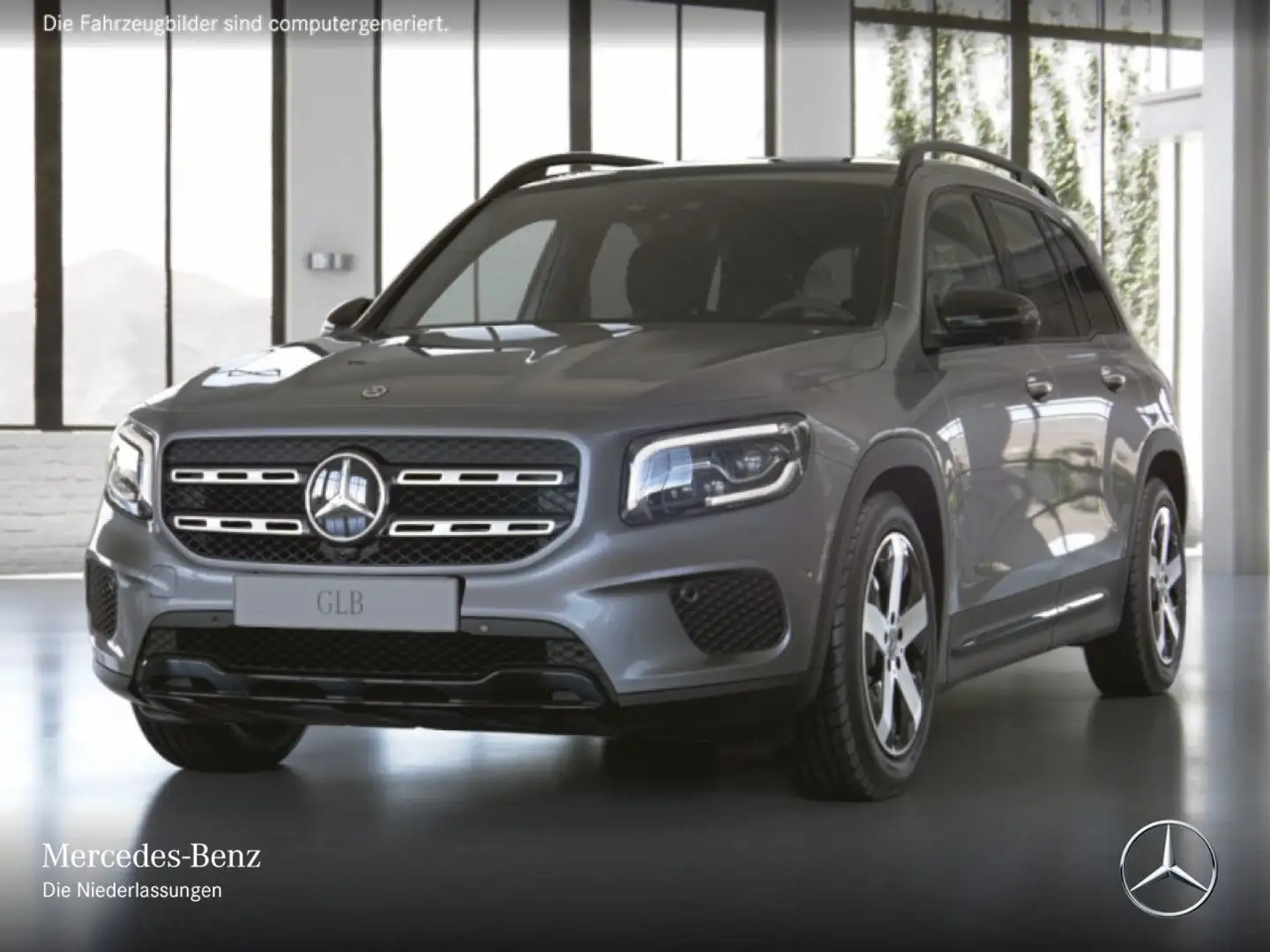 Mercedes-Benz GLB 200 d 4M PROGRESSIVE+NIGHT+PANO+360°+AHK+HUD Grau - 2