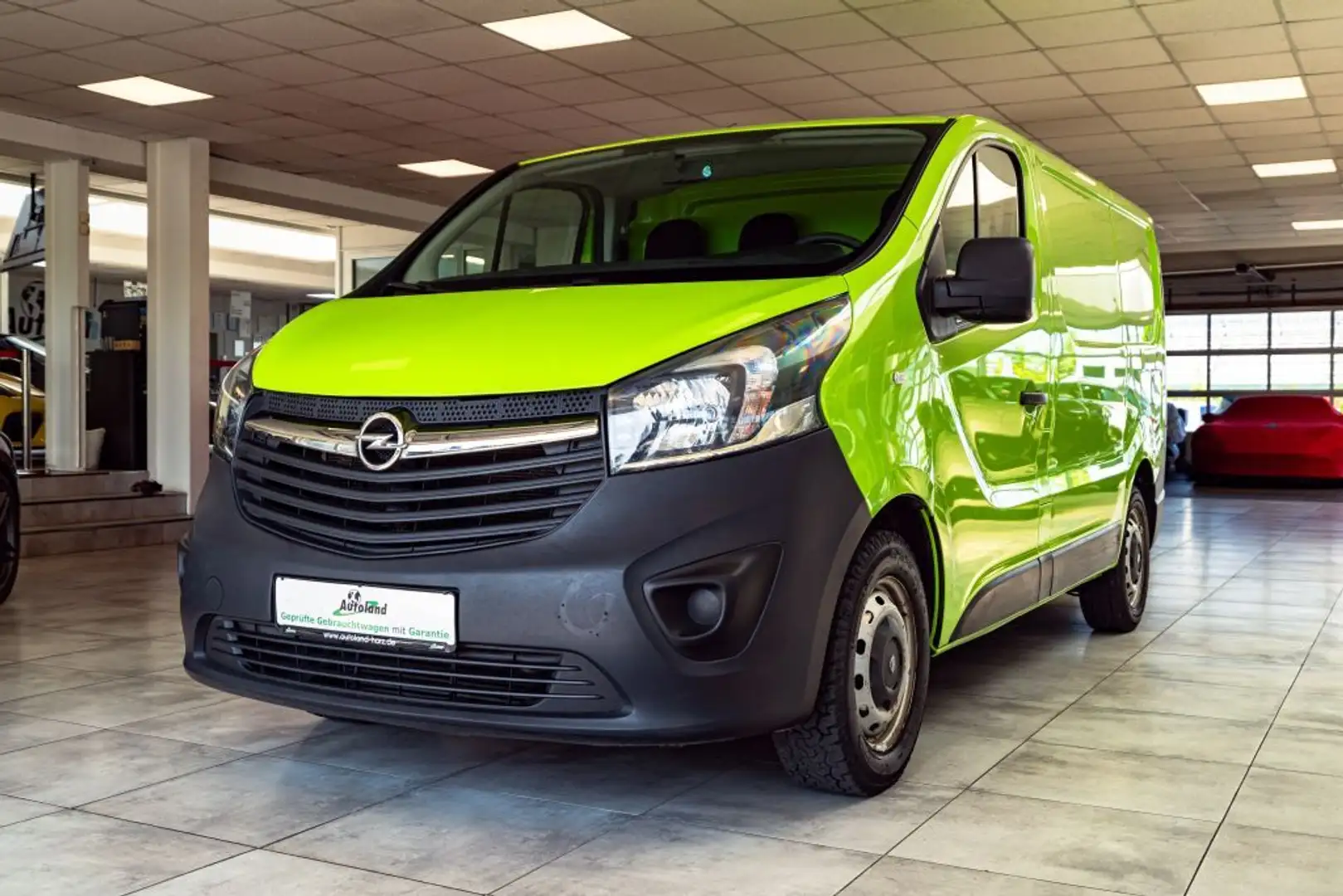 Opel Vivaro 1.6 D (CDTI) L2H1*AZV*ESP*ABS* Grün - 1