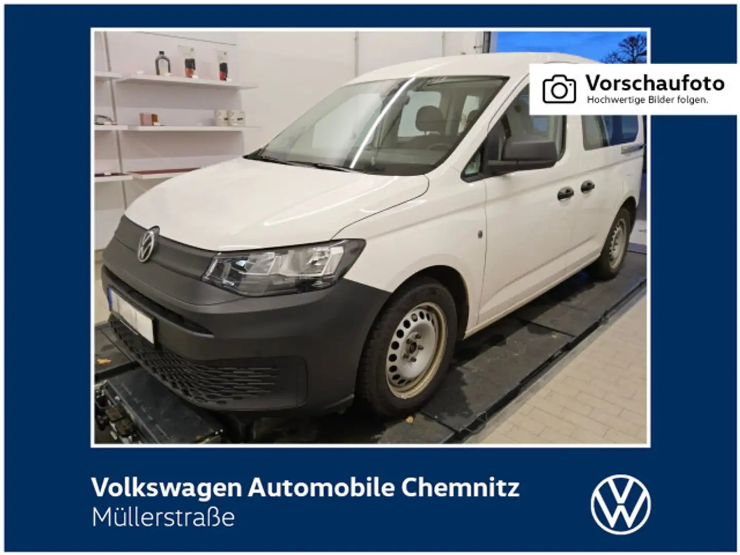 Volkswagen Caddy Kombi 2.0 TDI*Sitzheizung*Start-Stopp* Weiß - 1