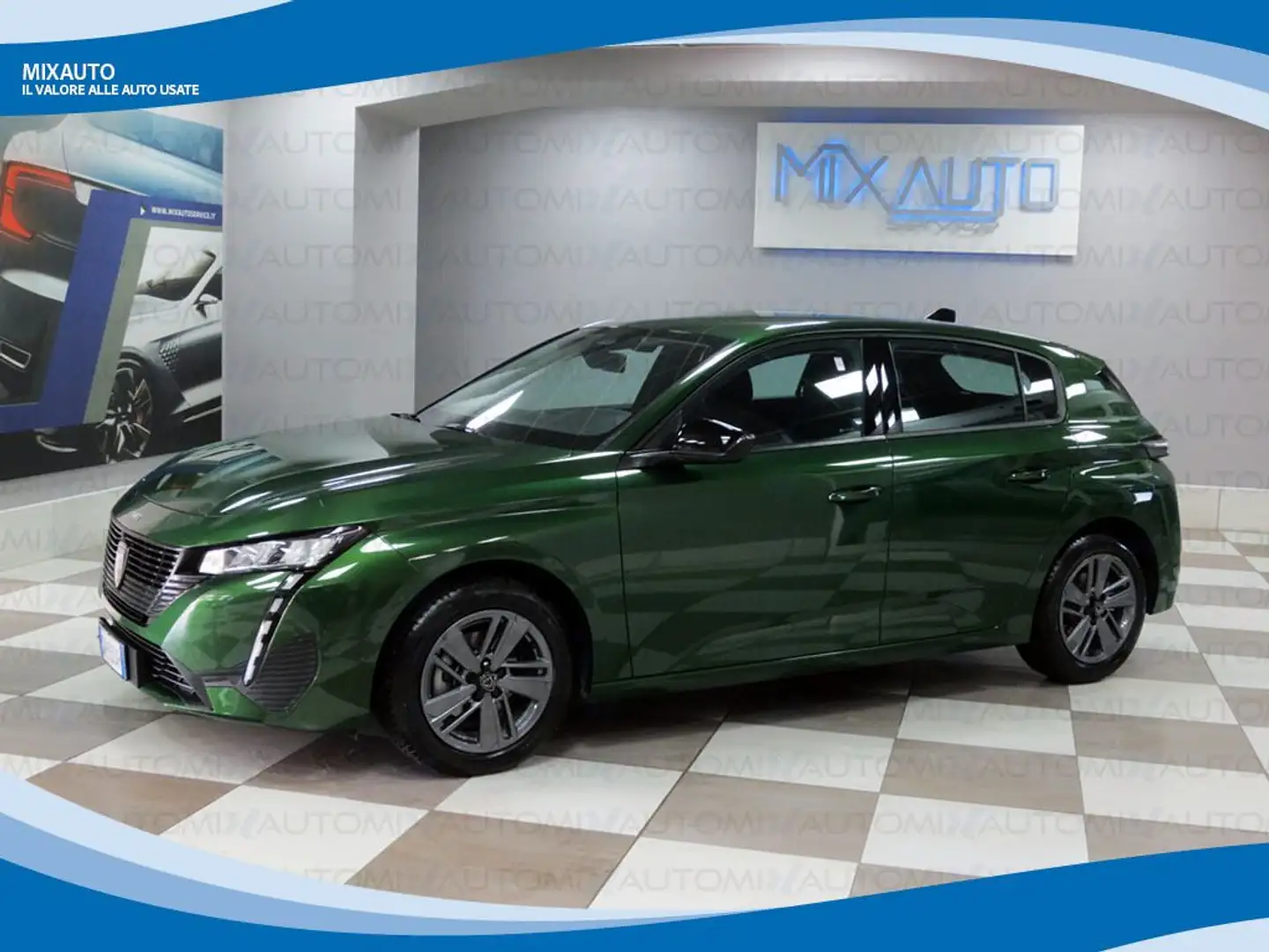 Peugeot 308 1.2 PureTech 130cv Allure EU6 Verde - 1