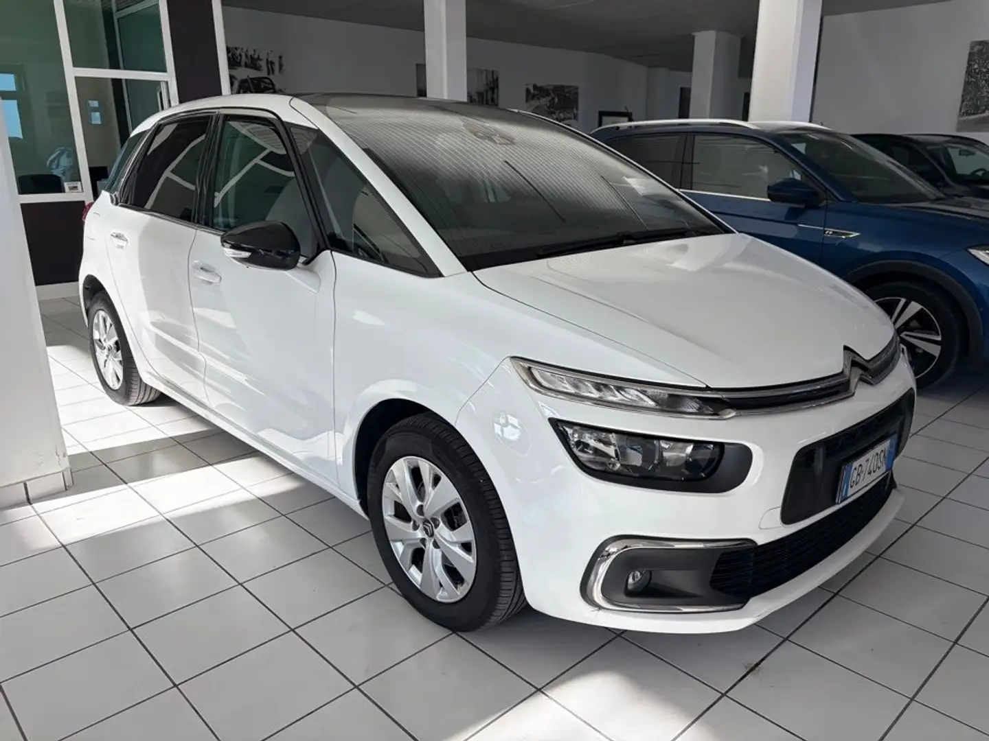 Citroen C4 SpaceTourer C4 Spacetourer 1.5 bluehdi Live s Blanc - 2