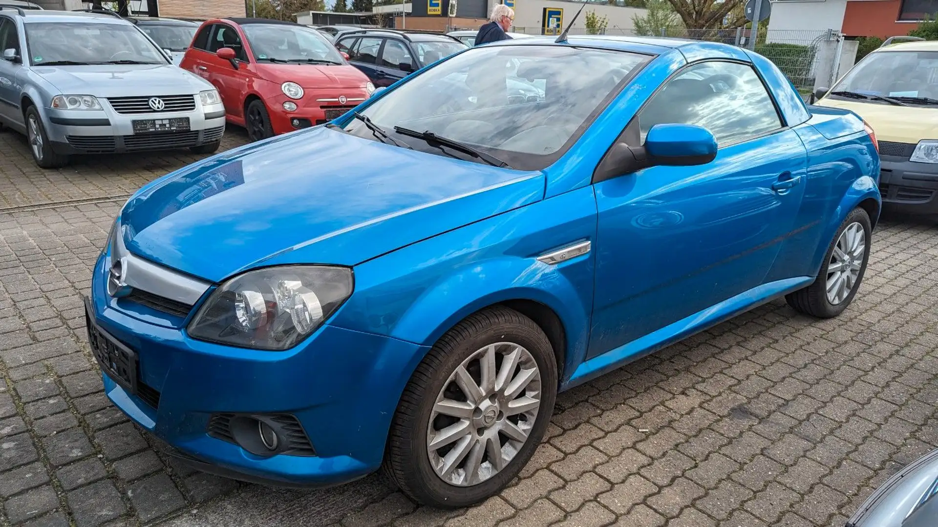 Opel Tigra 1.4 Tüv2026 Klima Alu BC Gepflegter Zustan Blau - 2