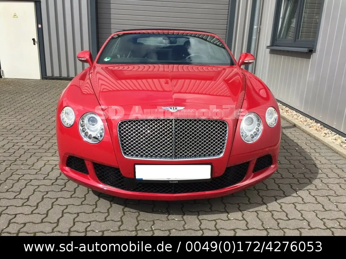 Bentley Continental GTC W12 DEUTSCHE-AUSLIEFERUNG+U-FREI Red - 2