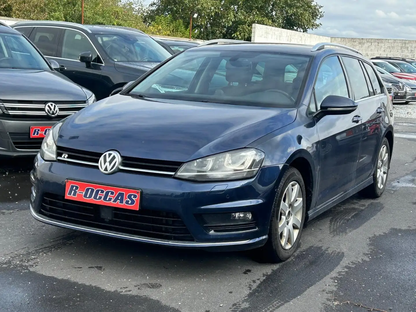 Volkswagen Golf Variant Golf SW 1.6 TDi Highline CUIR/NAVI/FULL LED Bleu - 1