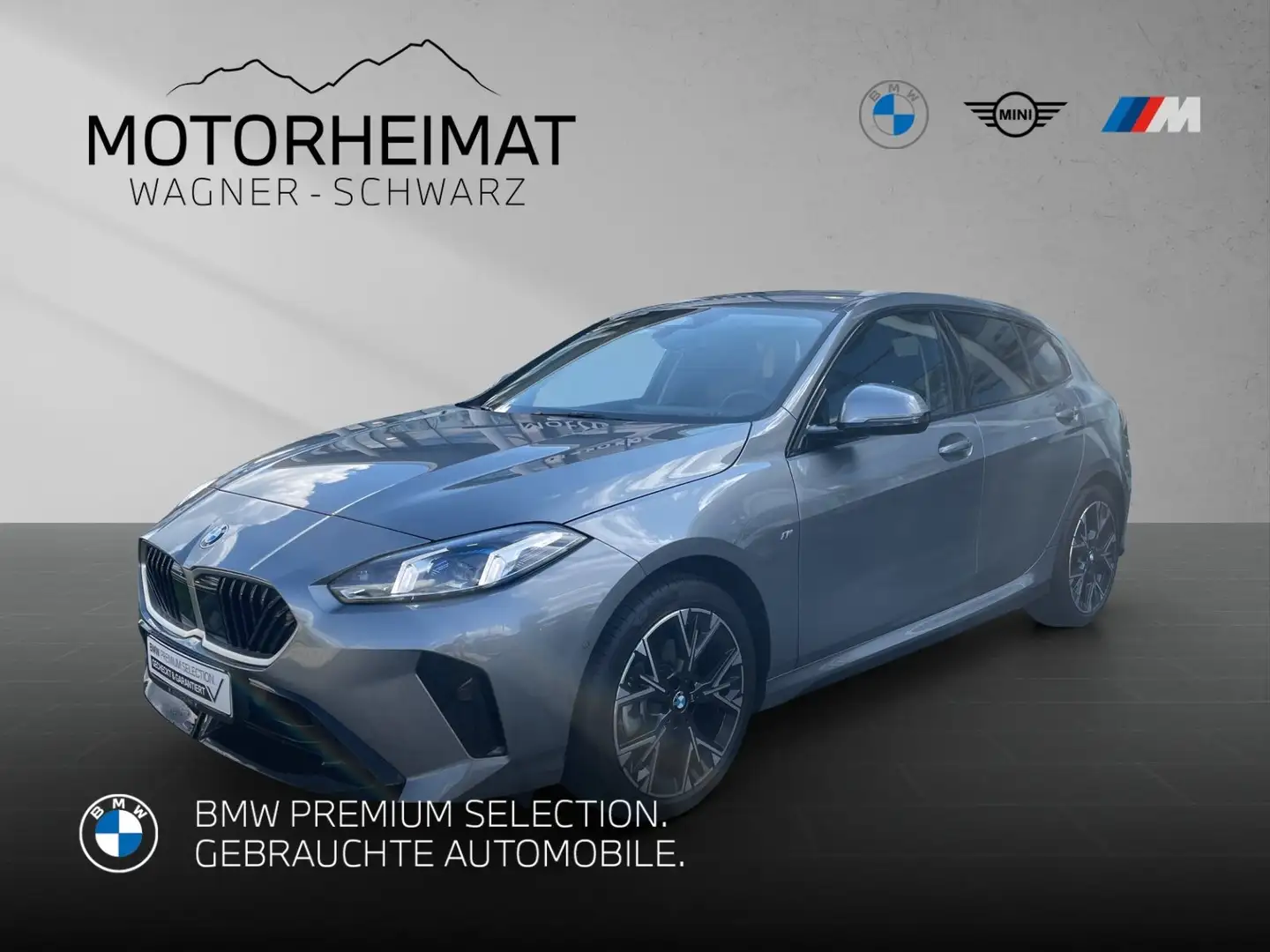 BMW 120 Aut MSport Design 18" AdpLED RFK Gris - 1