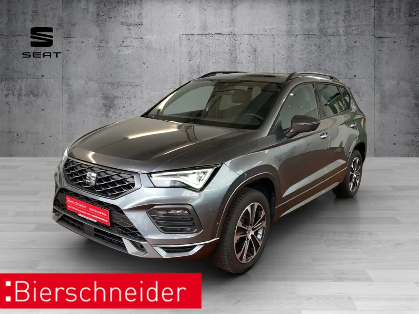 SEAT Ateca 2.0 TDI DSG FR AHK FaPa XL eHeck LED Navi WP Grau - 1