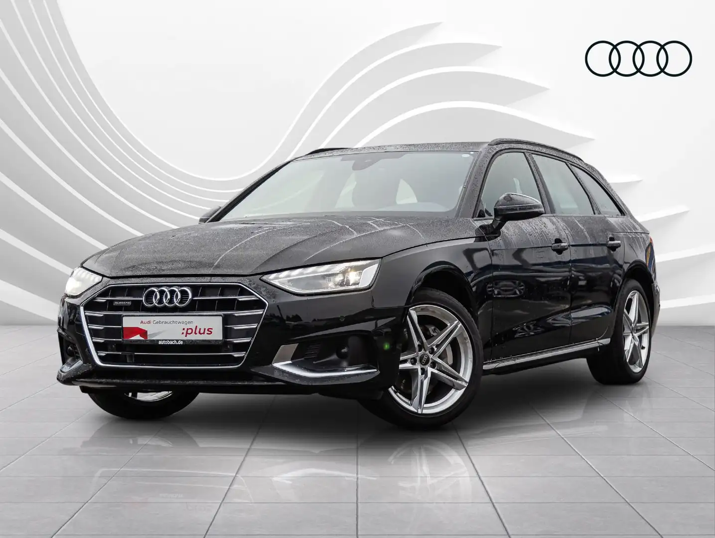 Audi A4 advanced 40TDI qu. Stronic Navi LED ACC Schwarz - 2