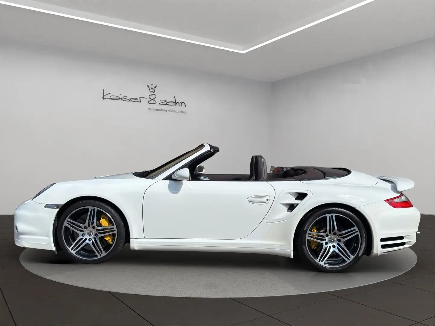 Porsche 997 .1 Turbo Cabriolet *2. Hand*Lederpaket*Bose* Blanco - 2