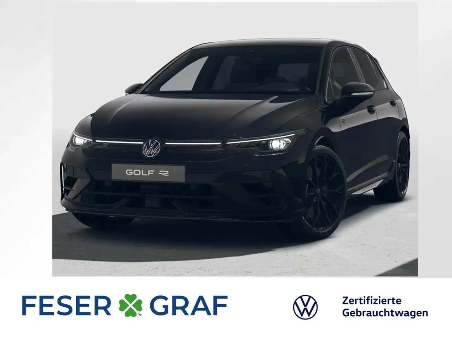 Volkswagen Golf R BLACK EDITION DSG Akra/Harman/Leder/HUD Schwarz - 1