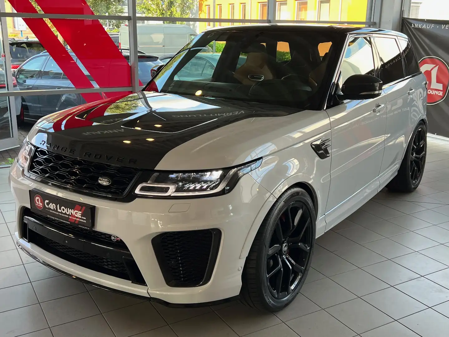 Land Rover Range Rover Sport SVR Carbon |5.0 V8|86 TKM|Top Zustand Weiß - 1