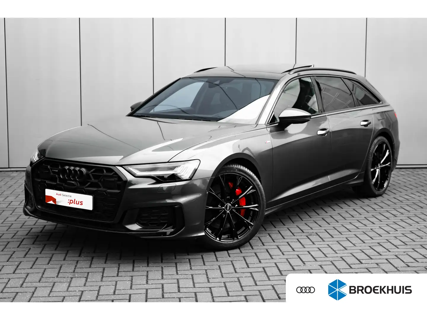 Audi A6 Avant 55 TFSI e quattro S edition Competition 367P Grijs - 1