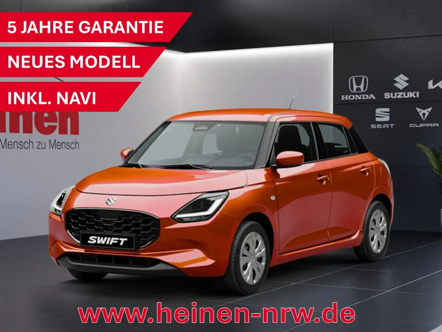 Suzuki Swift 1.2 CLUB HYBRID NAVI *5 JAHRE GARANTIE* Orange - 1
