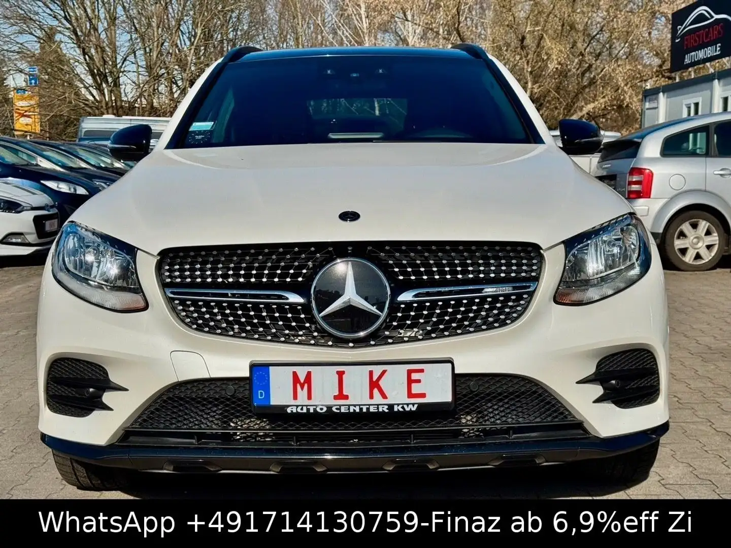Mercedes-Benz GLC 43 AMG 4M-KAM-PAN-HuP-NIGHT-LEDER-AHK-STDHZG Wit - 2