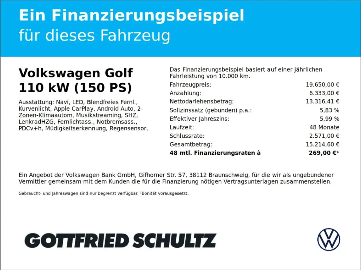 Volkswagen Golf Join 1.5 TSI DSG Navi LED Parkpilot Blau - 2