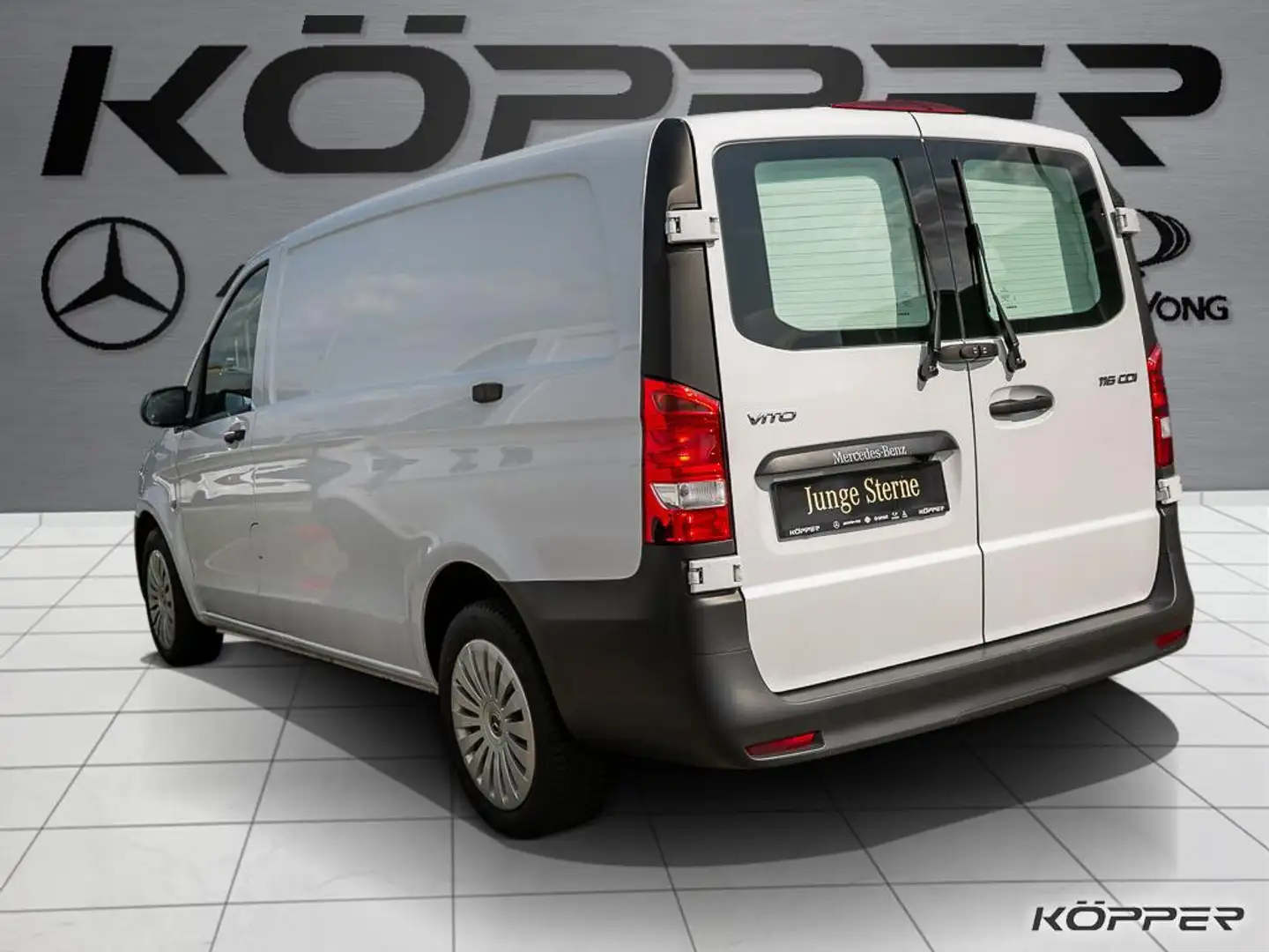 Mercedes-Benz Vito 116 CDI Kasten L Automatik Navi Kamera Weiß - 2