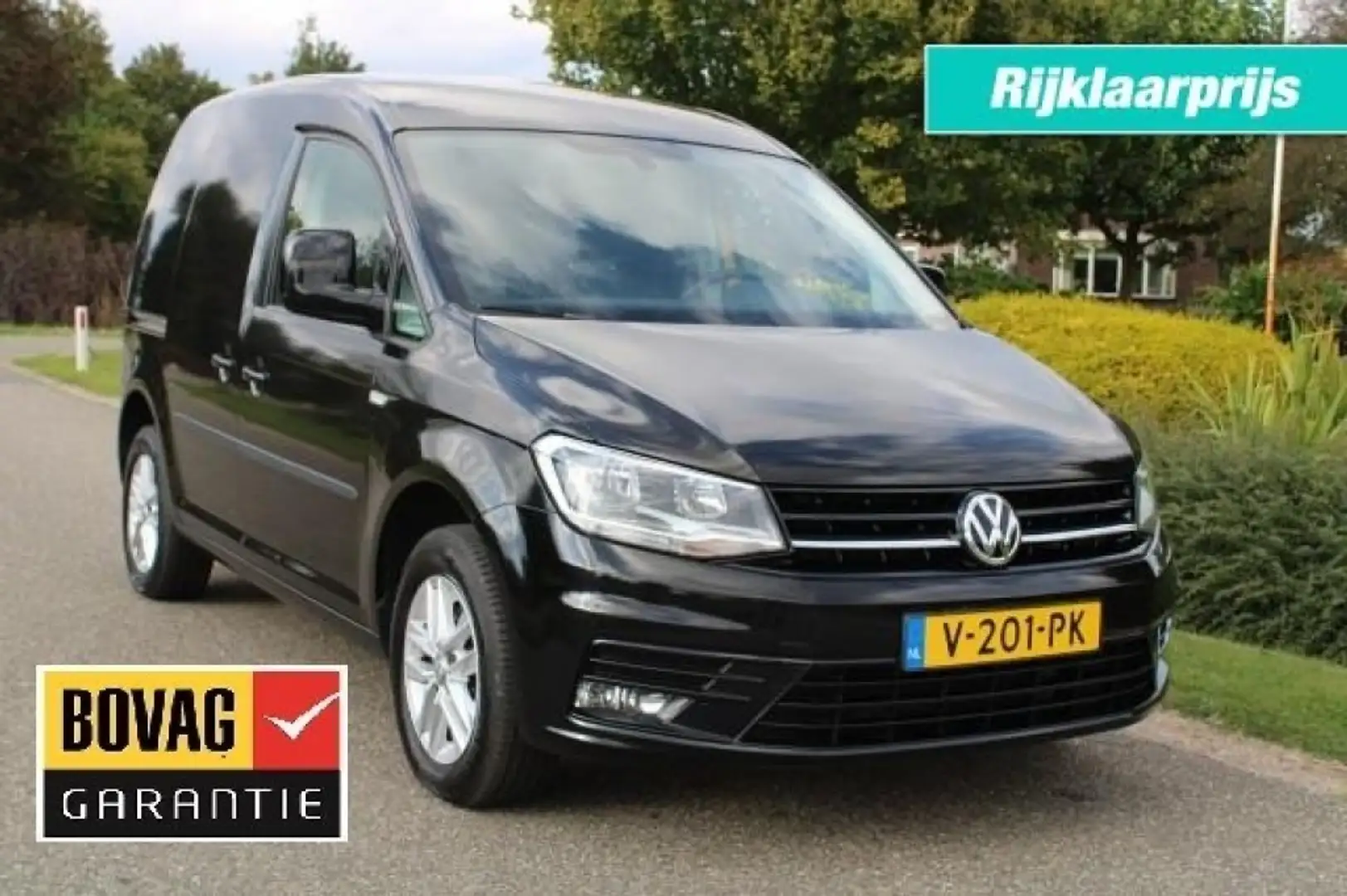Volkswagen Caddy 2.0TDI 102pk L1H1 Highline automaat airco/cruise/n Zwart - 1