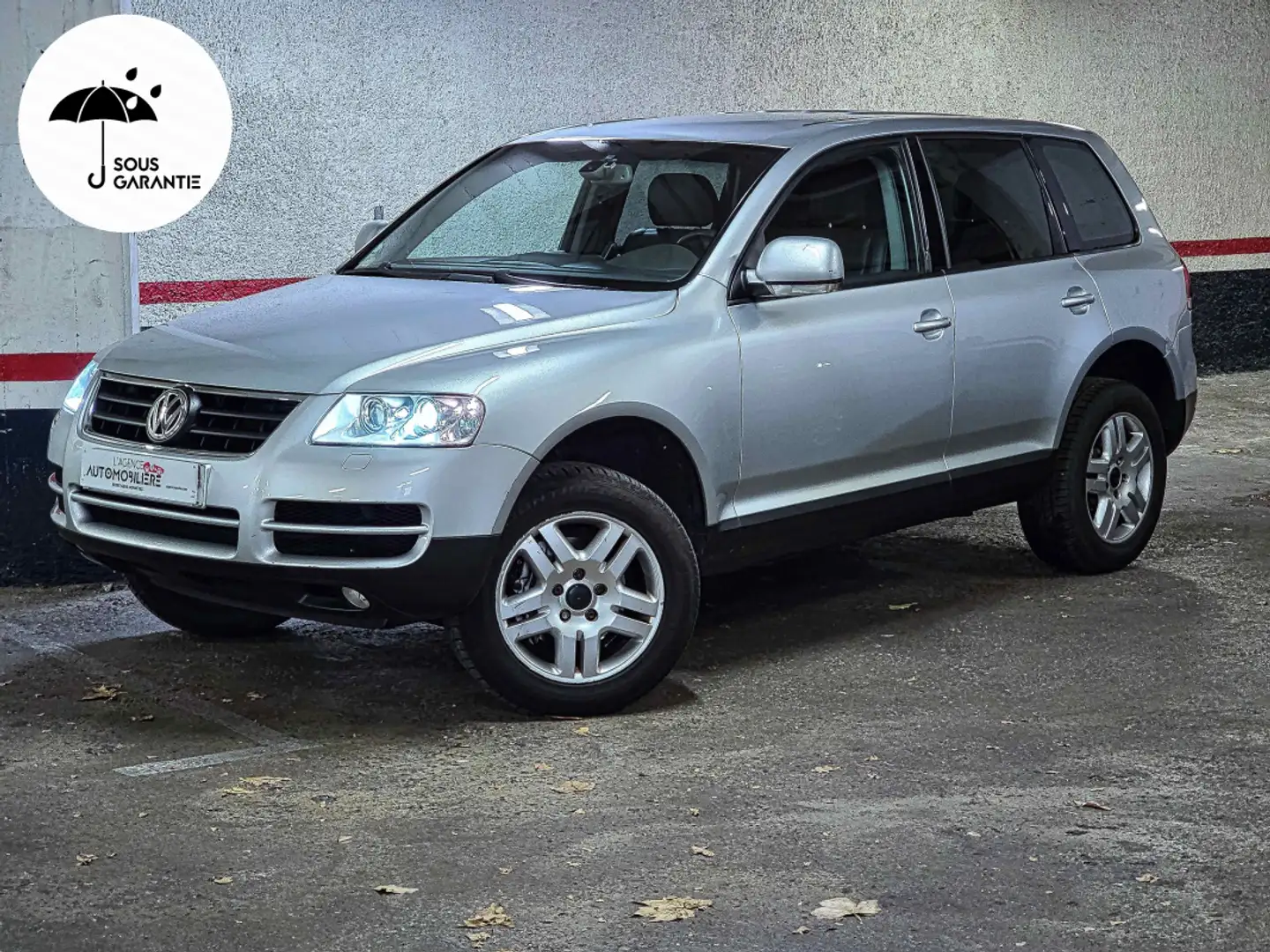 Volkswagen Touareg 3.2 V6 220ch Boite Tiptronic 4 Roues Motrices Argent - 1