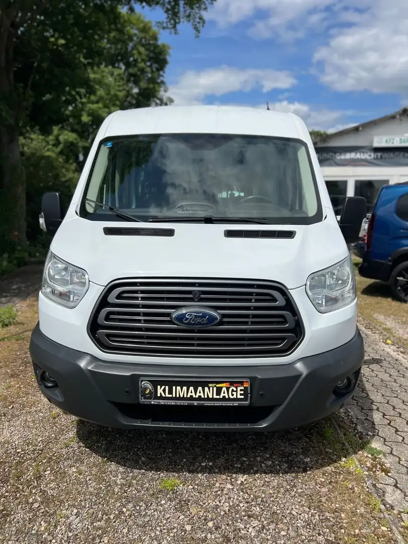 Ford Transit Kombi 350 L3 Hoch Trend 8 SITZER KLIMER El.Ramp Blanc - 1
