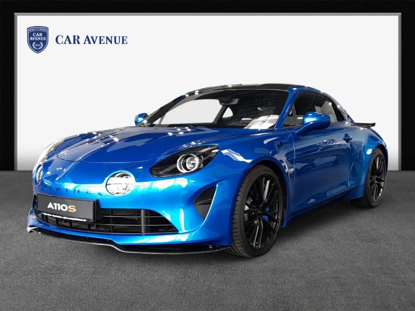 Alpine A110 A110S Aeropaket Carbondach Focal Premium Microfase Blau - 1