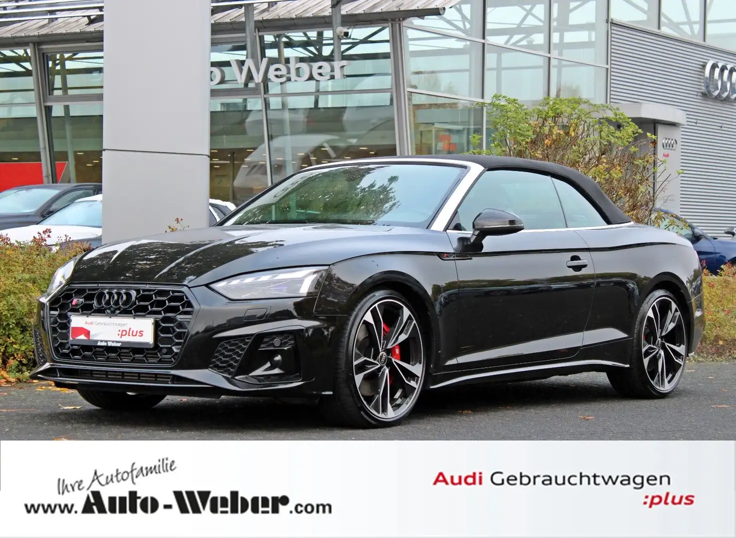 Audi S5 Cabriolet TFSI qu. comp+LASER S-SITZE KAMERA Schwarz - 1