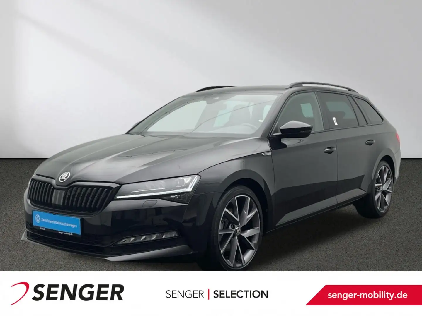 Skoda Superb Combi Sportline 2.0 TDI DSG Navi Matrix Schwarz - 1