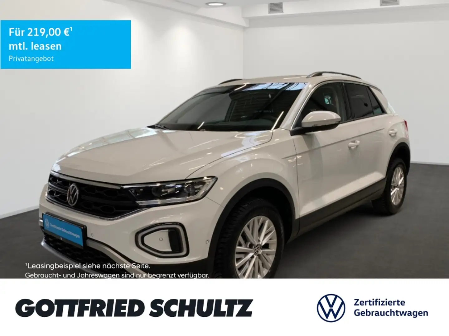 Volkswagen T-Roc LIFE TSI SITZHEIZUNG EINPARKHILFE NAVI LED Weiß - 1