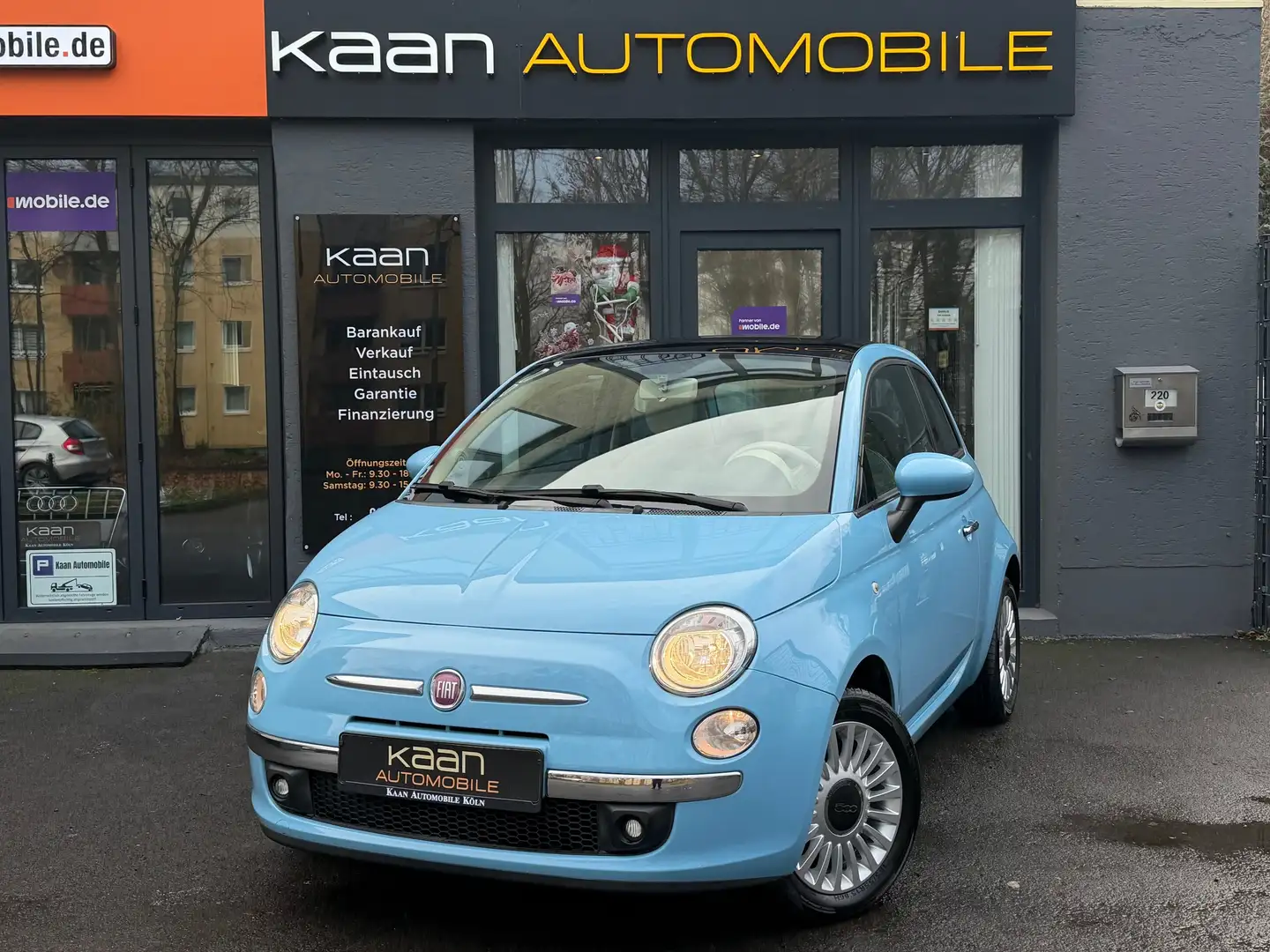 Fiat 500 Lounge/15ZOLL/PANO/KLIMA/SERVO/CD/RADIO Azul - 1