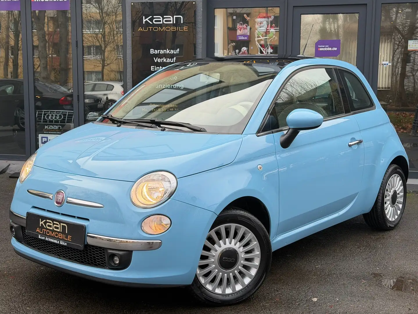 Fiat 500 Lounge/15ZOLL/PANO/KLIMA/SERVO/CD/RADIO Azul - 2