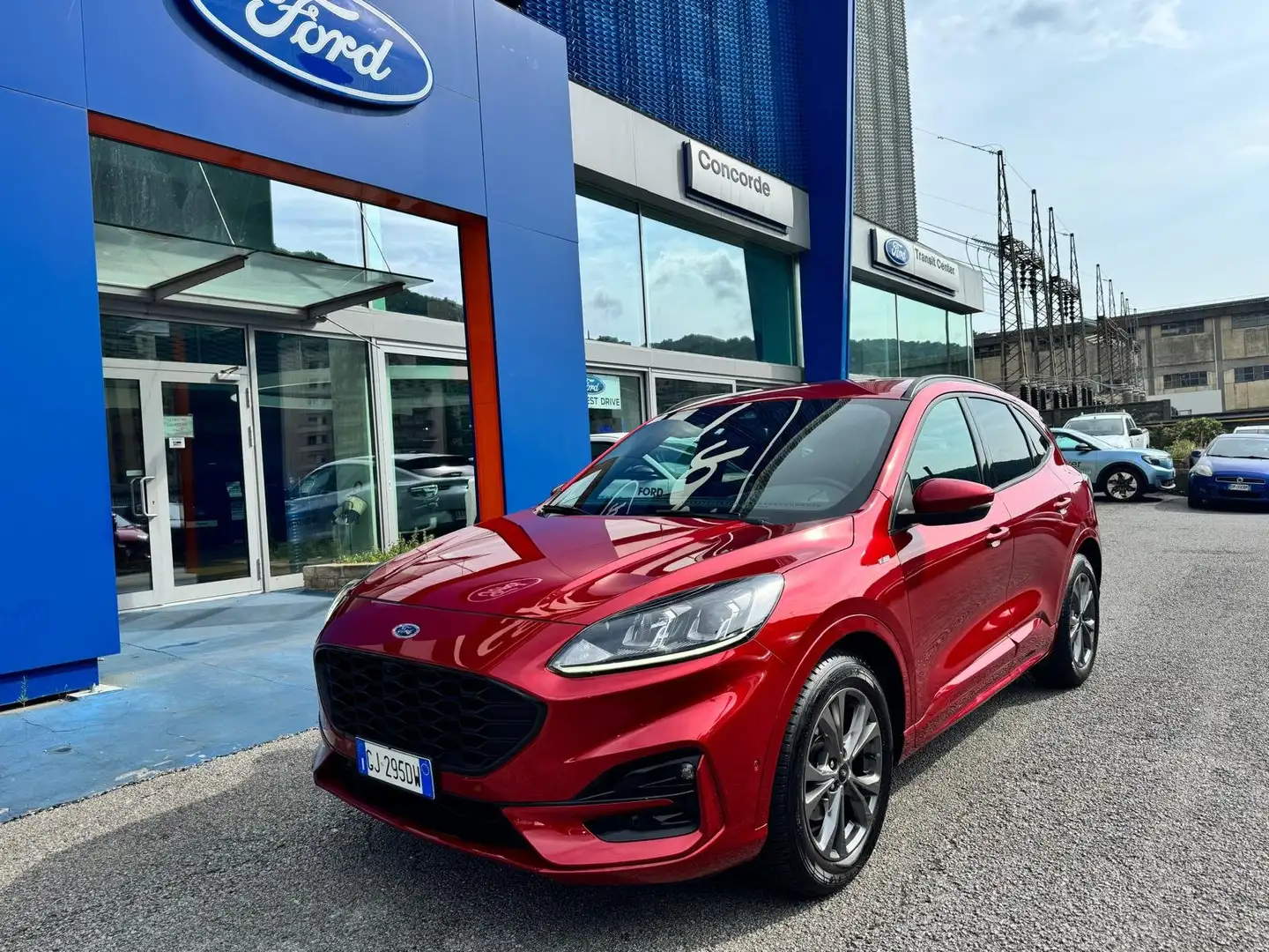 Ford Kuga Kuga 1.5 ecoblue ST-Line 2wd 120cv auto Rood - 1