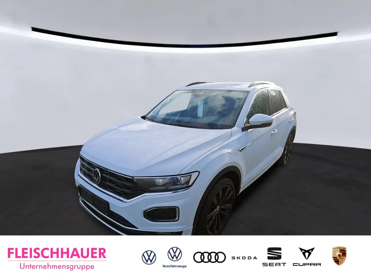 Volkswagen T-Roc R-line 1.5 TSI DSG Navi Digitales Cockpit LED ACC Weiß - 1