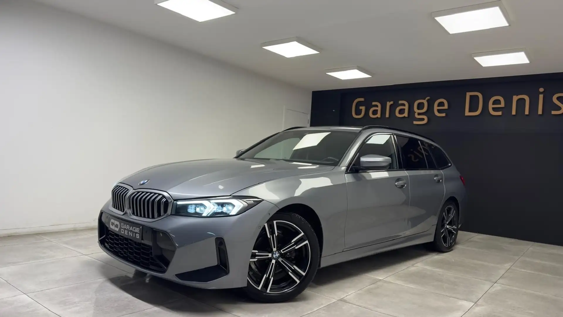 BMW 318 NEW MOD PACK M*GPS+CAMERA*LED*CUIR*GARANTIE 12MOIS Gris - 1