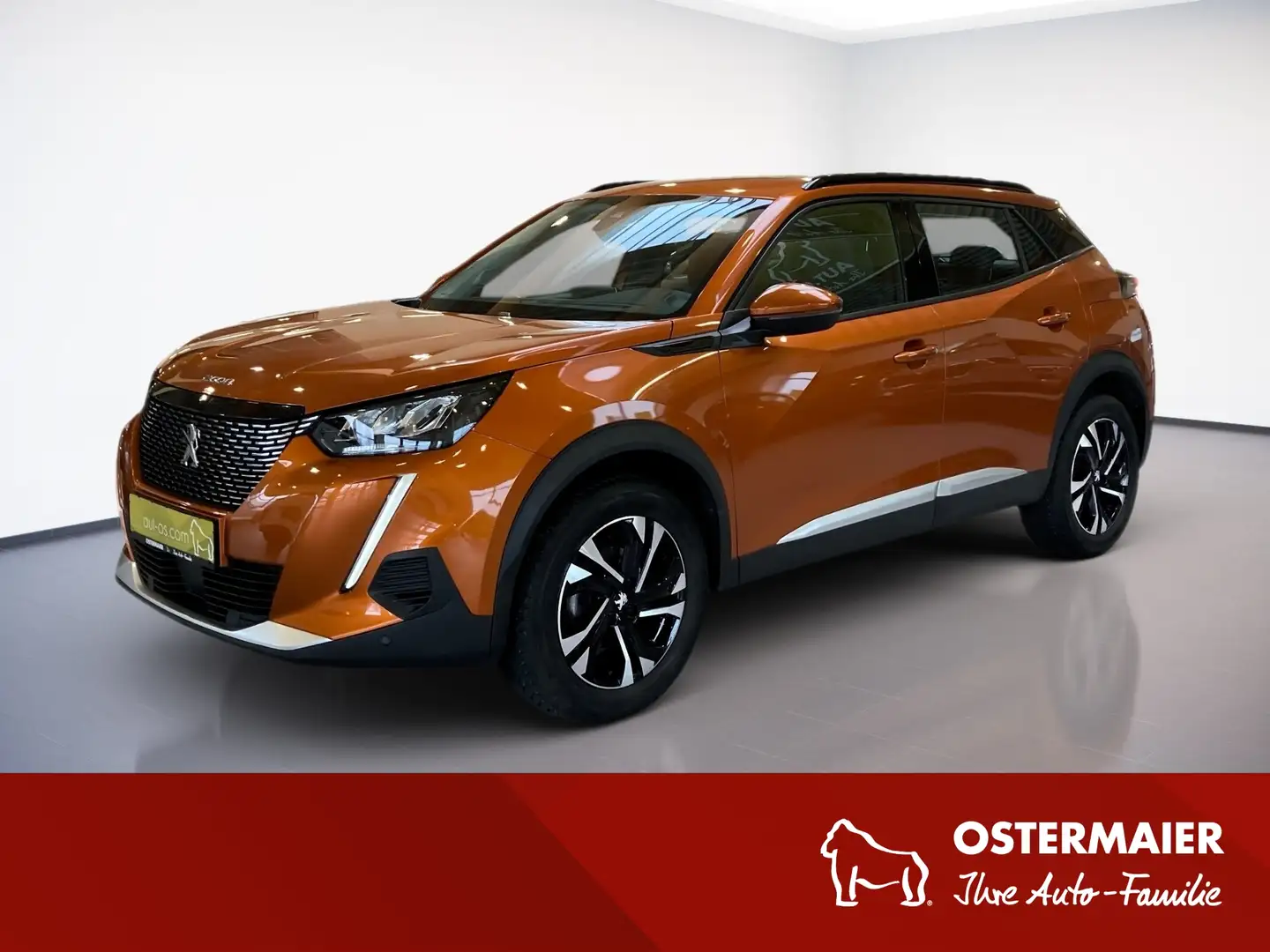 Peugeot 2008 1.2 PureTech 130 Allure NAVI.KAM.2xPDC.AHK.SHZG.Be Orange - 1