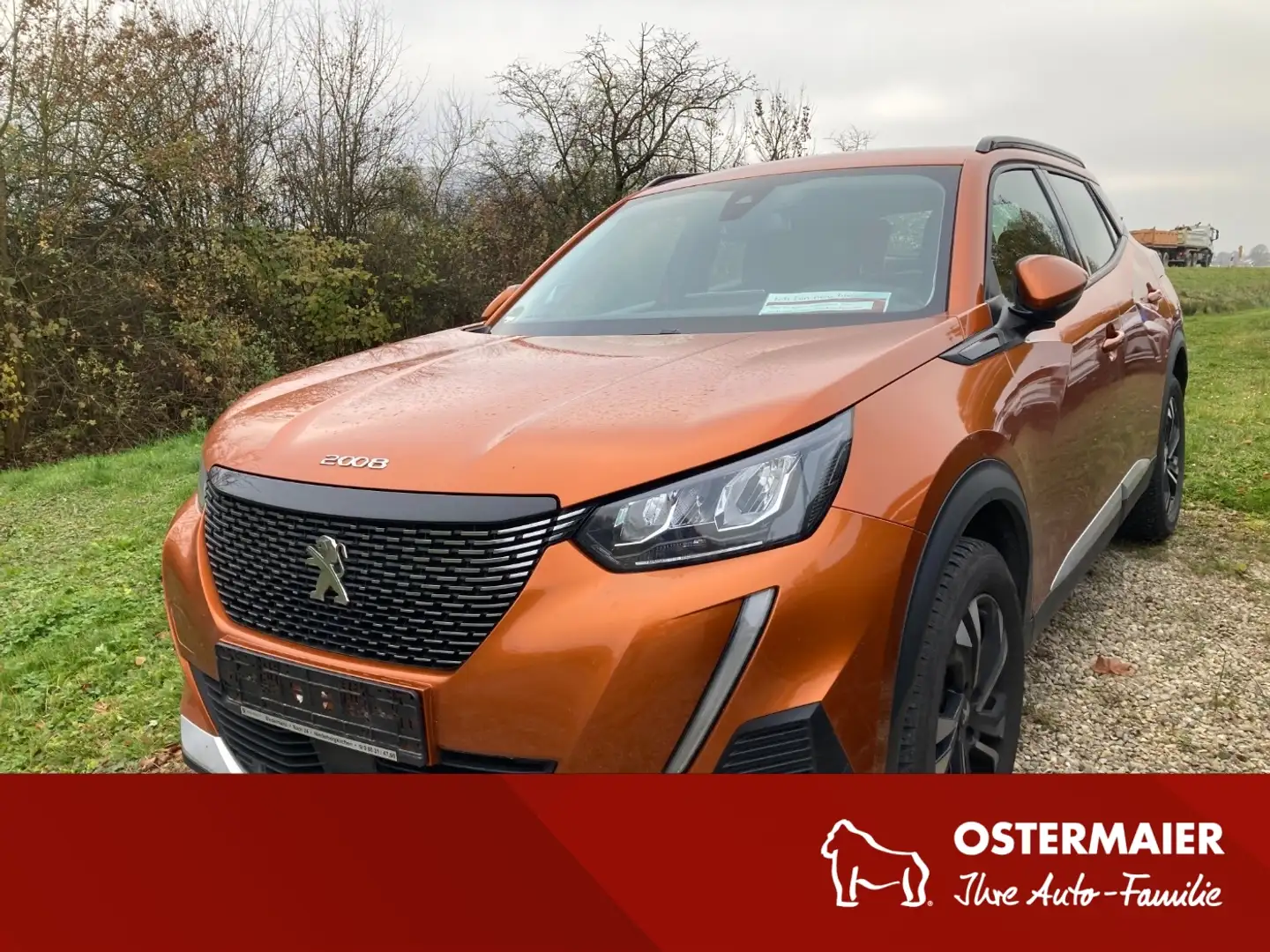 Peugeot 2008 1.2 PureTech 130 Allure NAVI.KAM.2xPDC.AHK.SHZG.Be Orange - 1