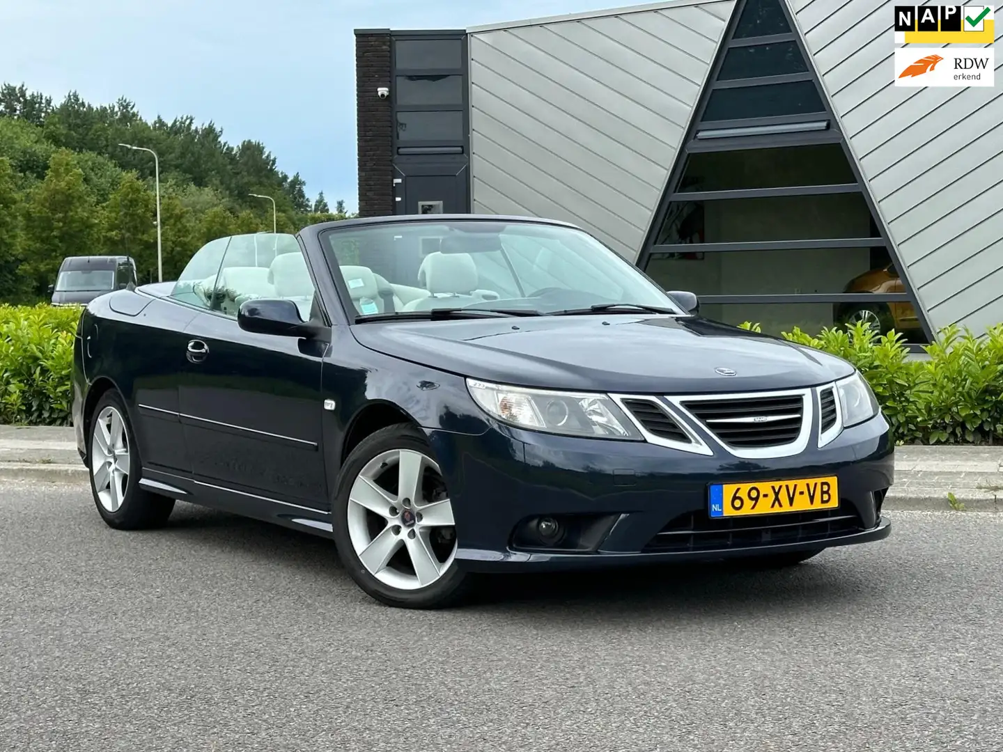 Saab 9-3 Cabrio 1.8t Linear| Automaat | LM | Leer | Clima | Azul - 1