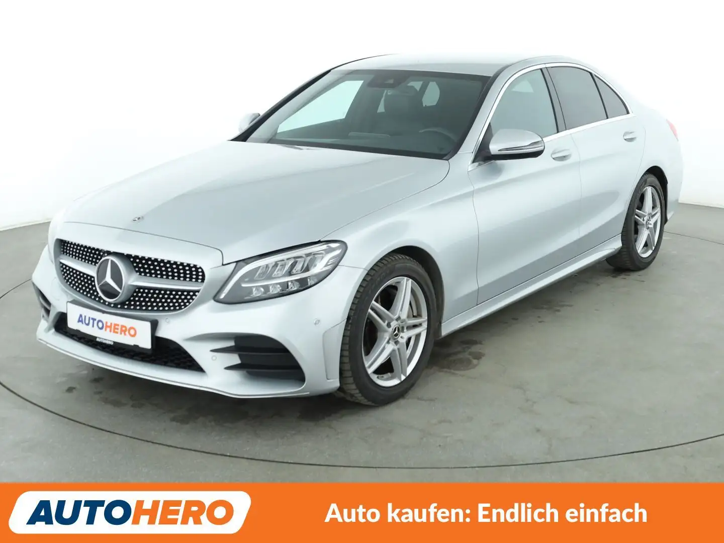 Mercedes-Benz C 180 C 180 CGI AMG Line Aut.*NAVI*TEMPO*LED*CAM* Gris - 1