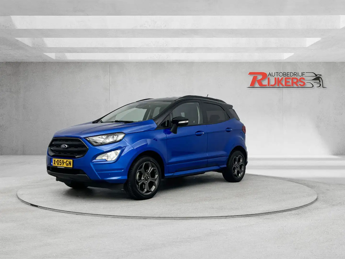 Ford EcoSport 1.0 EcoBoost ST-Line 125pk,Camera A,Navi,Apple Car Blauw - 1
