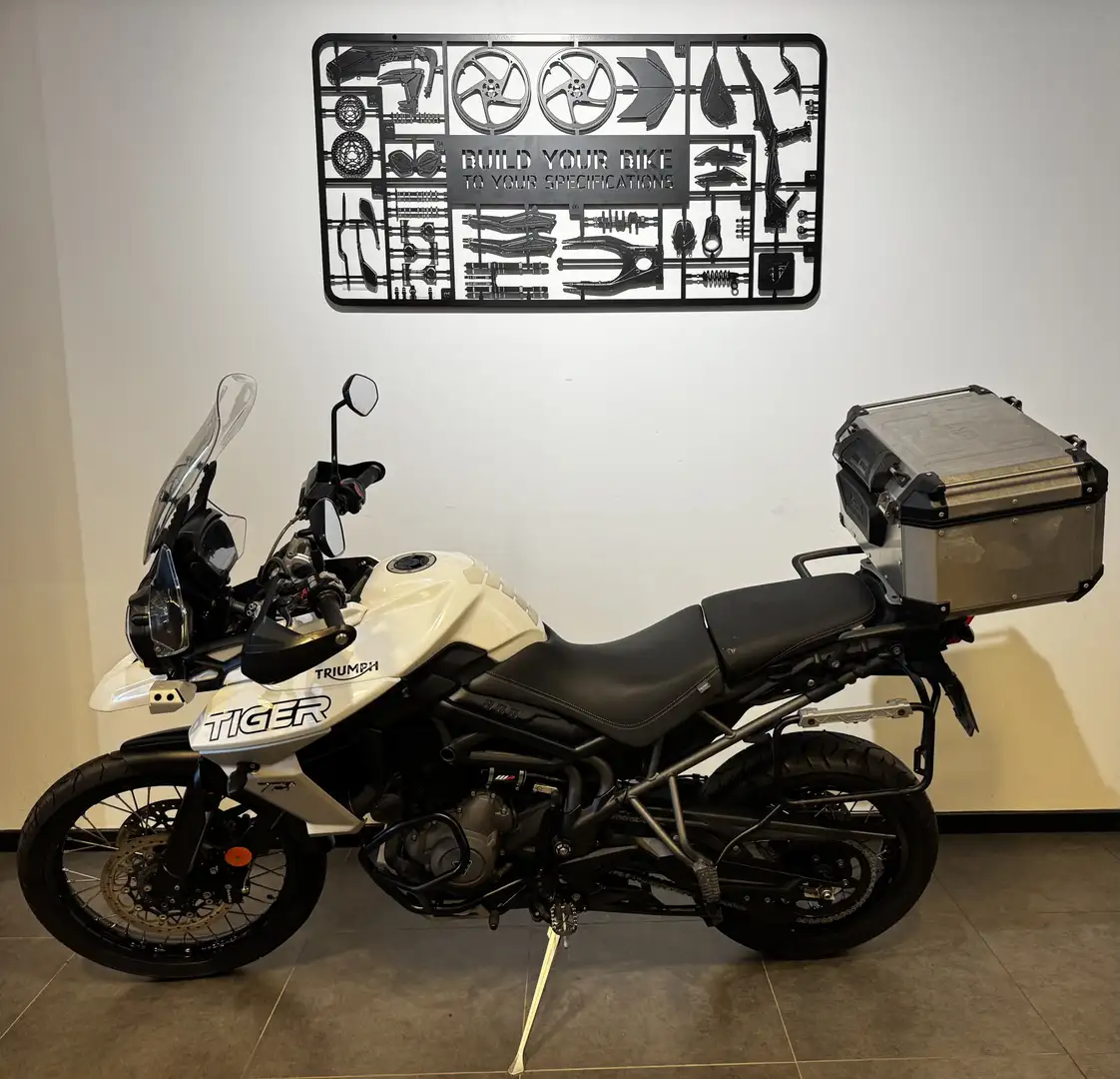 Triumph Tiger 800 Blanc - 2