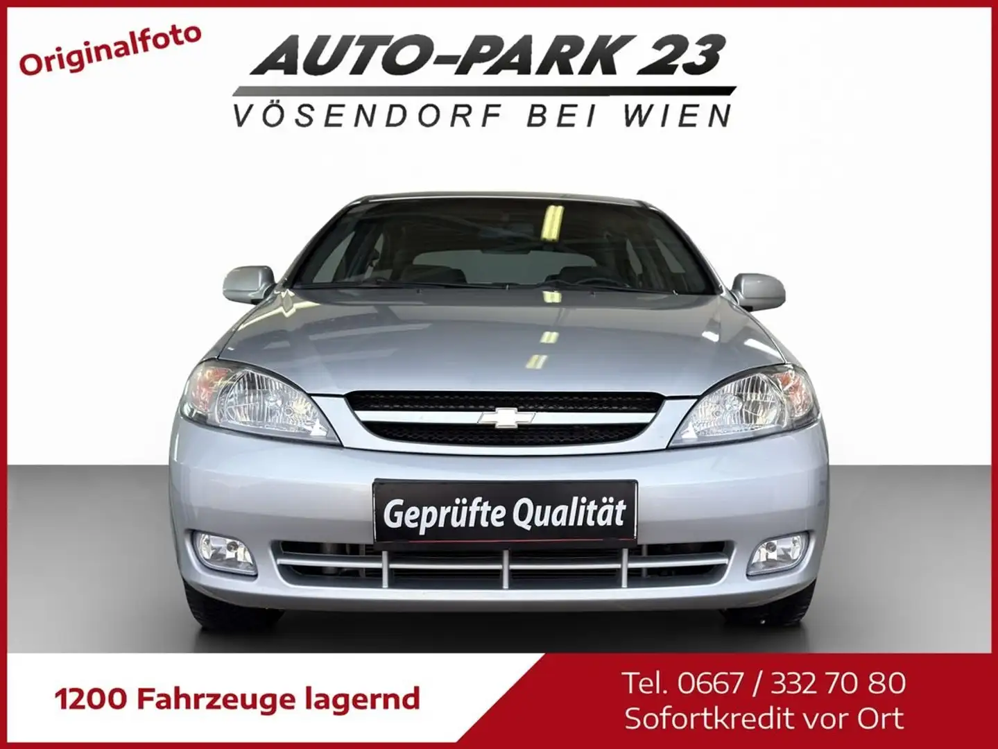 Chevrolet Lacetti Lacetti 1,6*NUR*77.000KM*NEUES-PICKERL8/27*MOD2010 Silber - 2