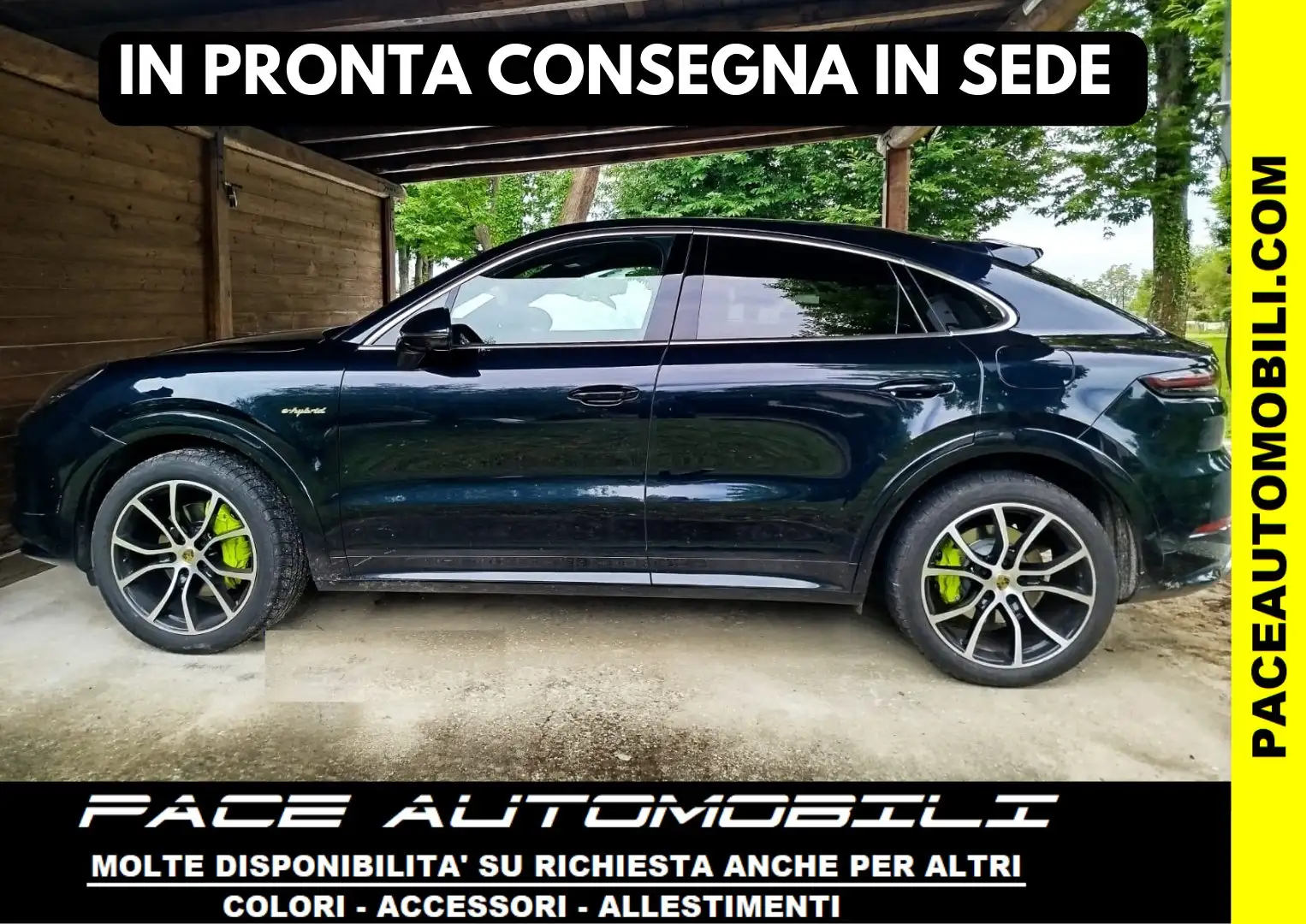 Porsche Cayenne E-HYBRID COUPE PASM BOSE SPORT CHRONO KAMERA 360 Blauw - 1