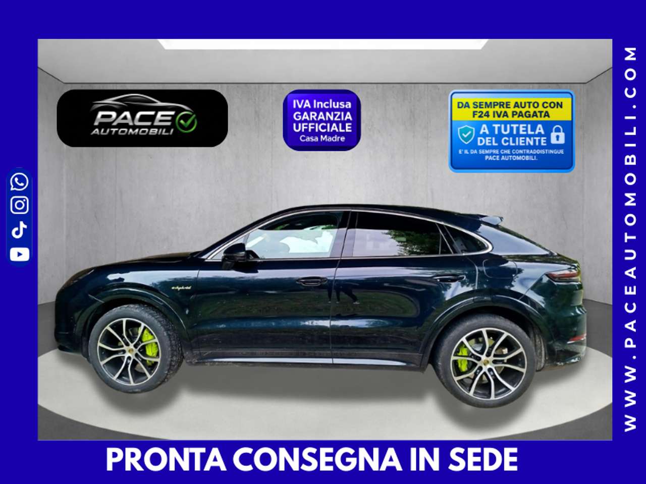 Porsche Cayenne E-HYBRID COUPE PASM BOSE SPORT CHRONO KAMERA 360