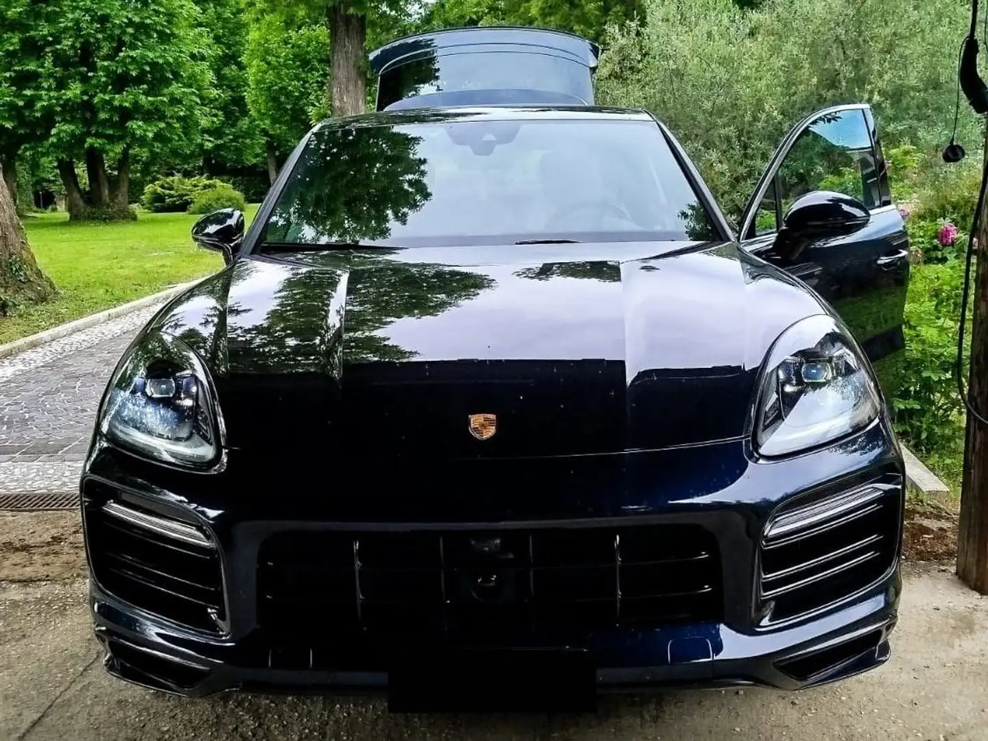 Porsche Cayenne E-HYBRID COUPE PASM BOSE SPORT CHRONO KAMERA 360 Blauw - 2
