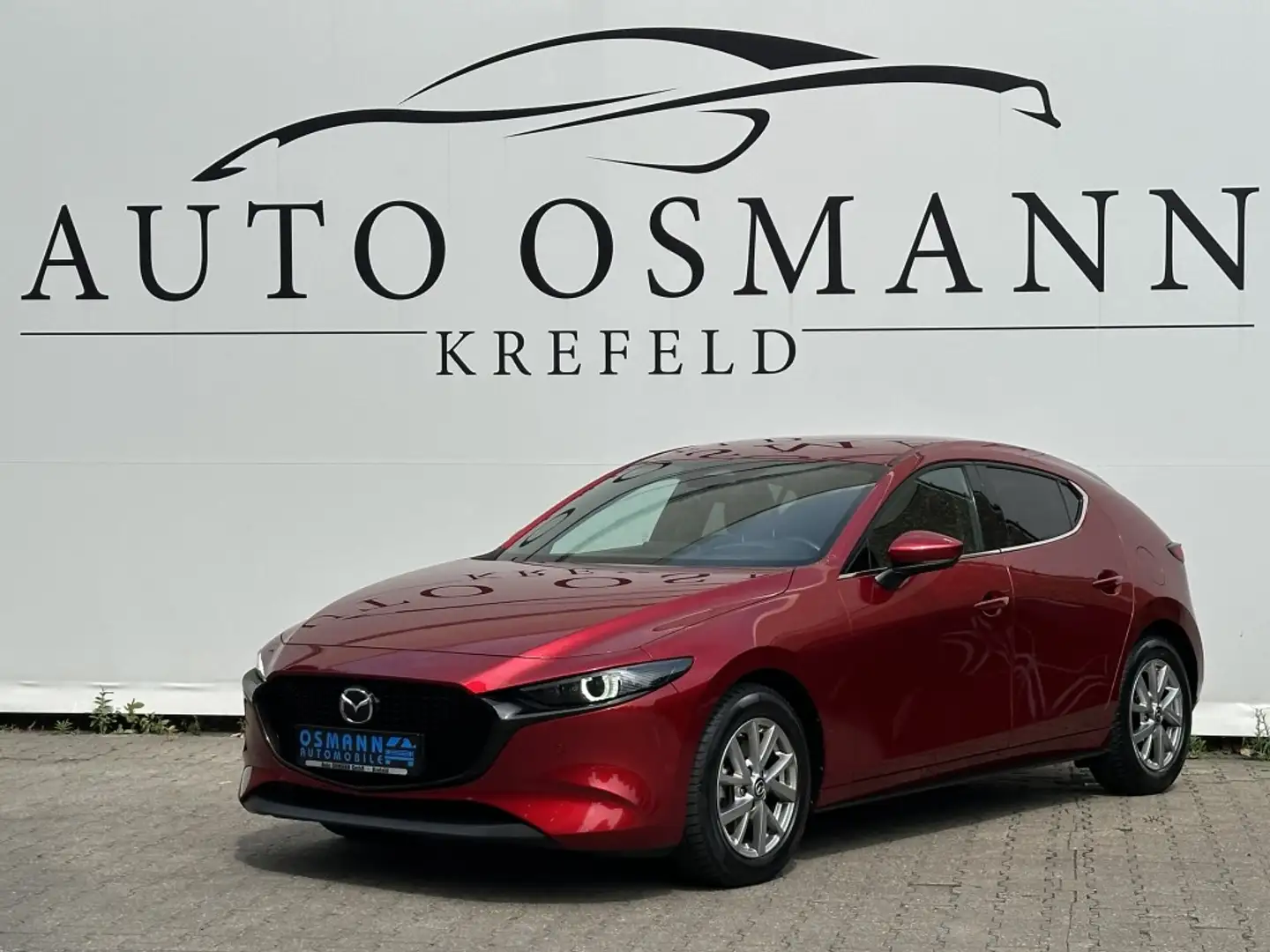 Mazda 3 e-SKYACTIV-G 150 M HYBRID EXCLUSIVE-LINE   HUD Červená - 1