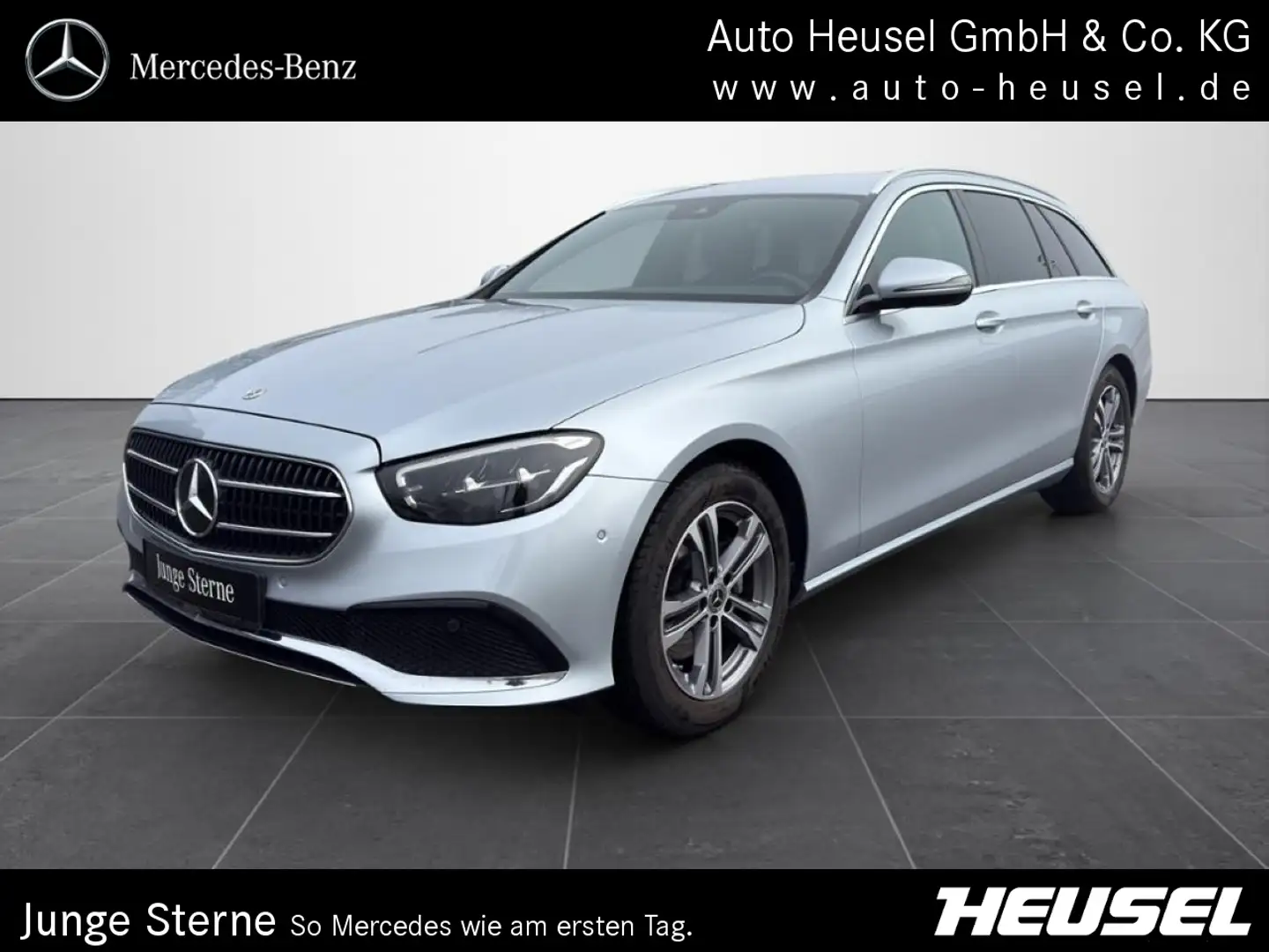 Mercedes-Benz E 200 4M T Avantgarde  *AHK*Totwinkel*Easypack* Silber - 1