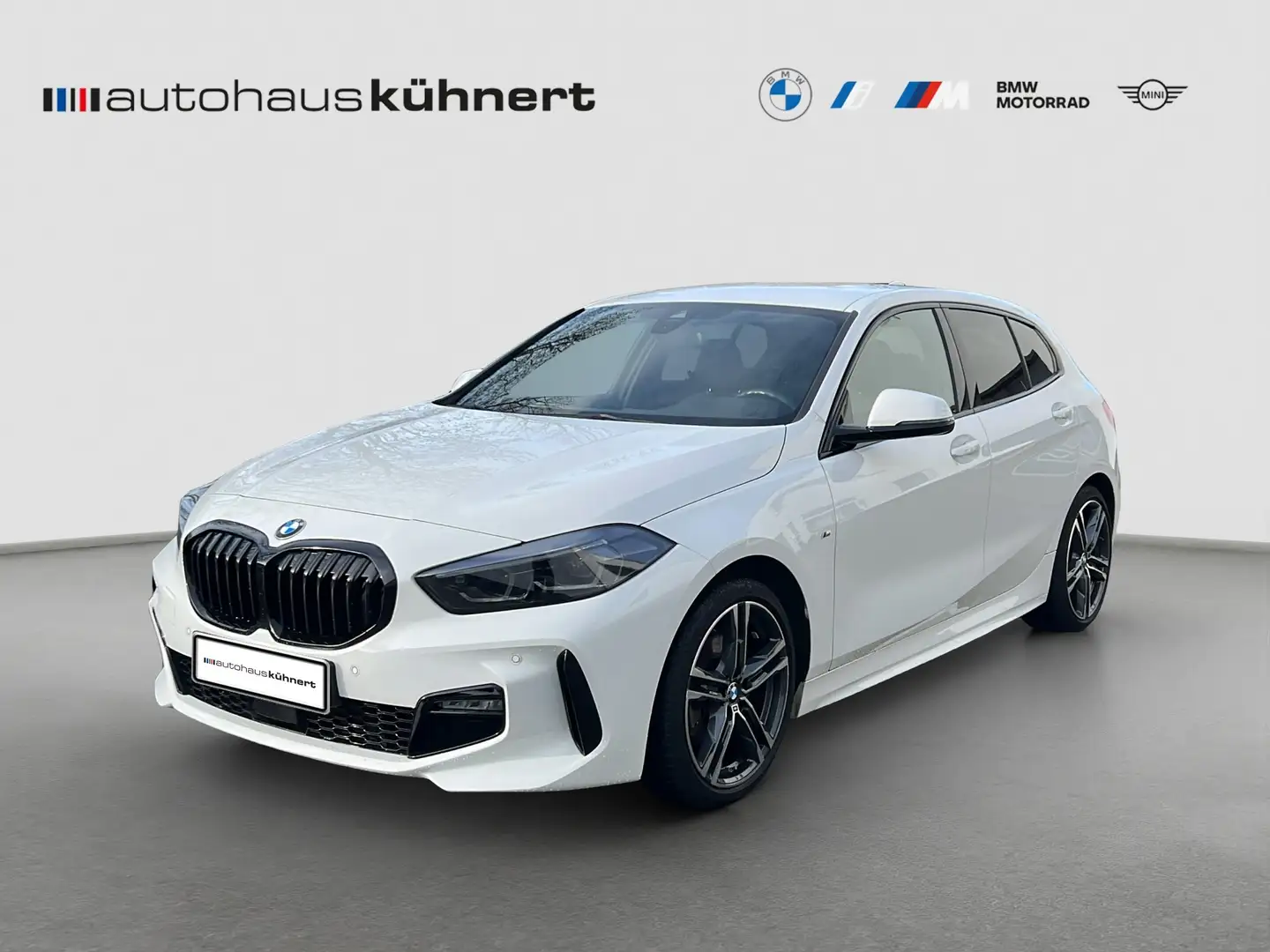 BMW 118 i ///M-Sport LED SpurAss Navi Shadow PDC Blanc - 1