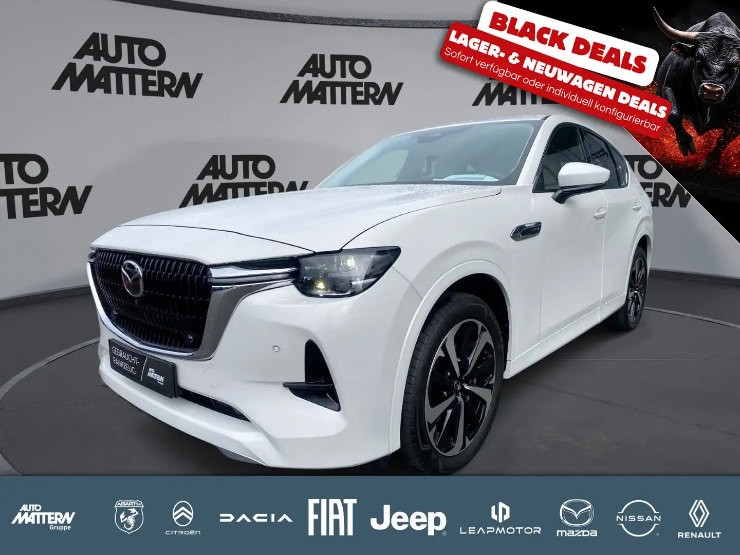 Mazda CX-60 2.5 SKYACTIV-G Hybrid Takumi Hybr. AWD Bla Weiß - 1