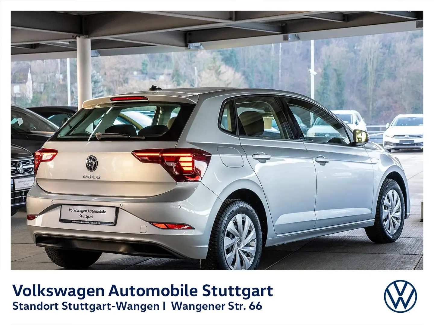 Volkswagen Polo Life 1.0 TSI Navi AHK ACC LED SHZ PDC Silber - 2