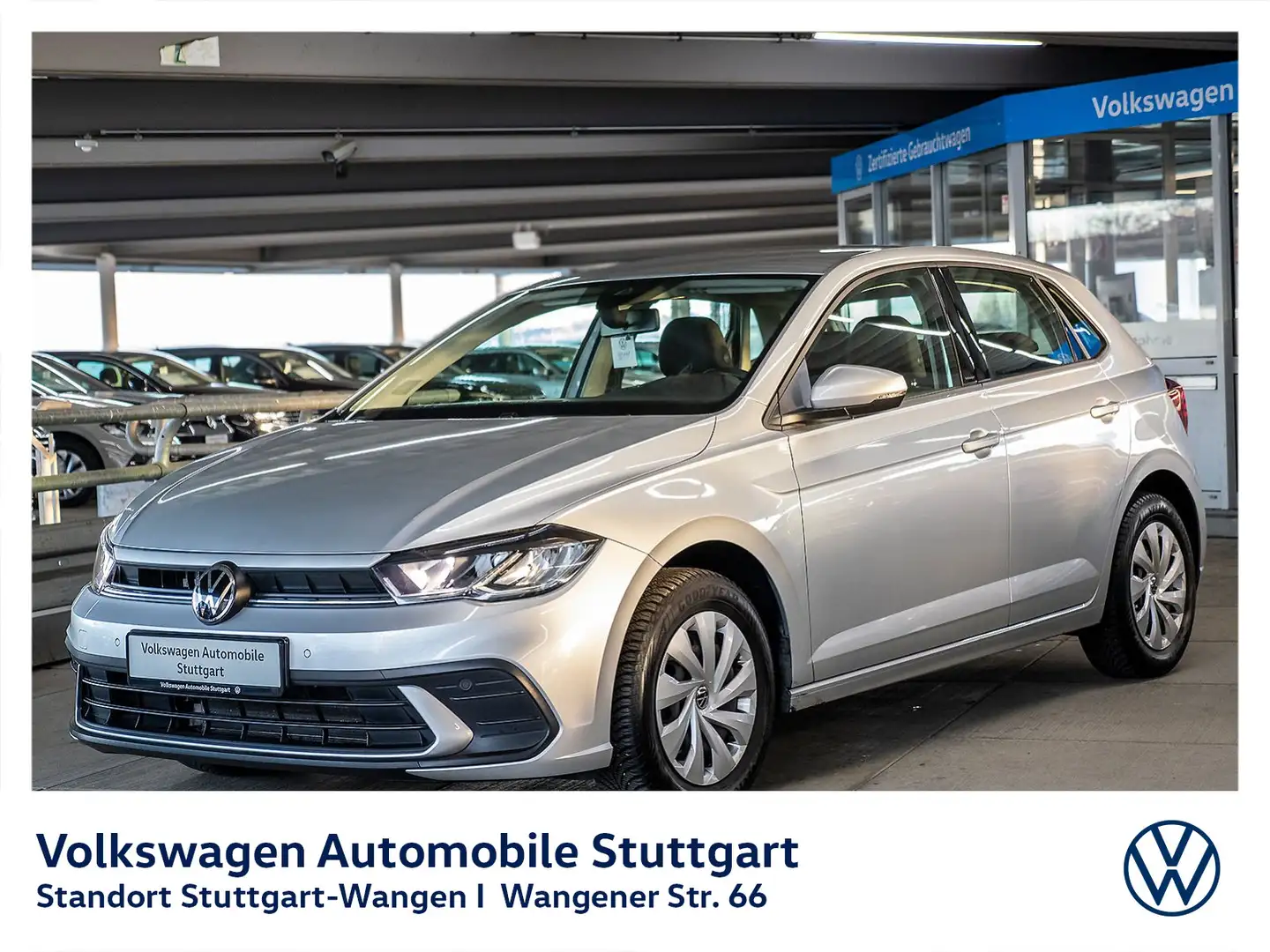 Volkswagen Polo Life 1.0 TSI Navi AHK ACC LED SHZ PDC Silber - 1