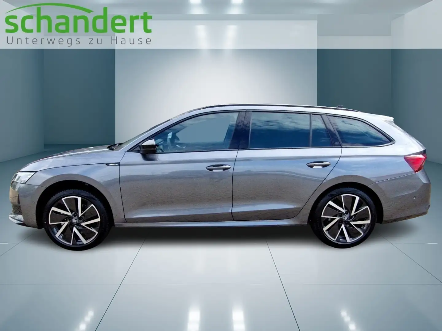 Skoda Octavia Combi 2.0 TSI 4x4 Sportline DSG Matrix AHK Grau - 2