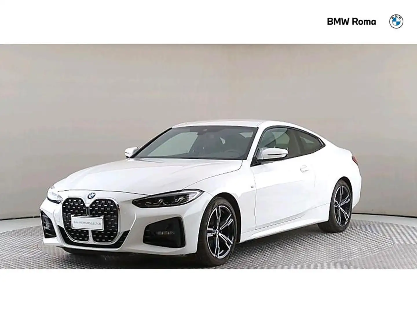 BMW 420 i Coupe Msport auto Bianco - 1