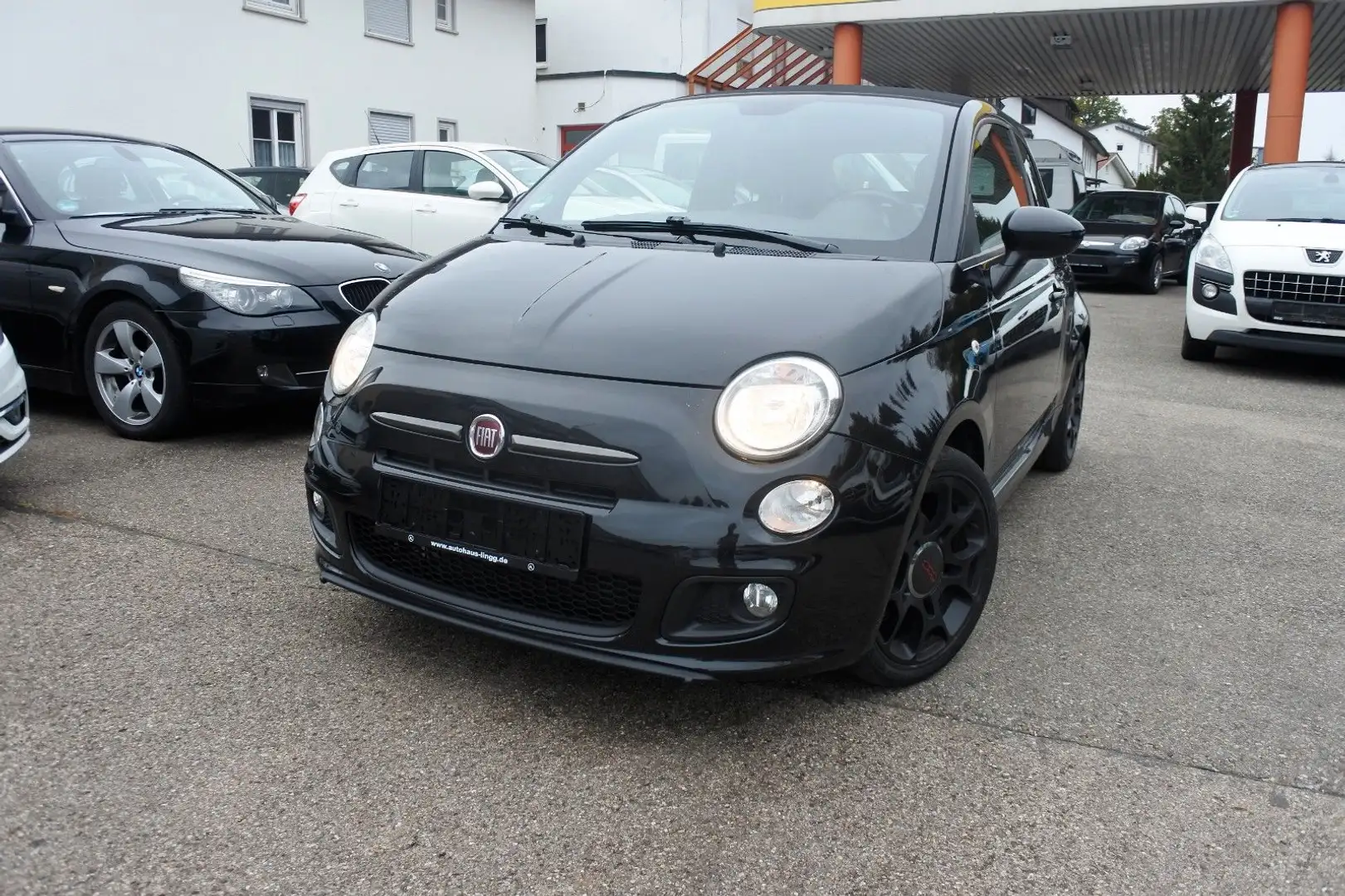 Fiat 500 S Cabrio Schwarz - 1